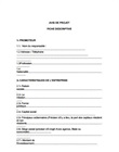 Formulaire de l'avis de projet
